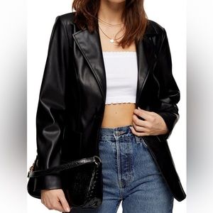 Leather Blazer